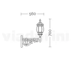 Llamba muri e jashtme në alumin Prodhuar në Itali - Leona Viadurini