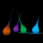Vazo llambash dyshemeje RGB e Dekorimit me Projektim Plastik - Ampule nga Myyour Viadurini