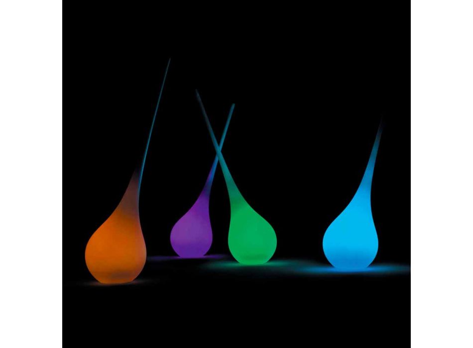 Vazo llambash dyshemeje RGB e Dekorimit me Projektim Plastik - Ampule nga Myyour Viadurini
