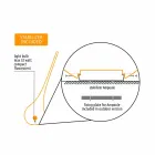 Vazo llambash dyshemeje RGB e Dekorimit me Projektim Plastik - Ampule nga Myyour Viadurini