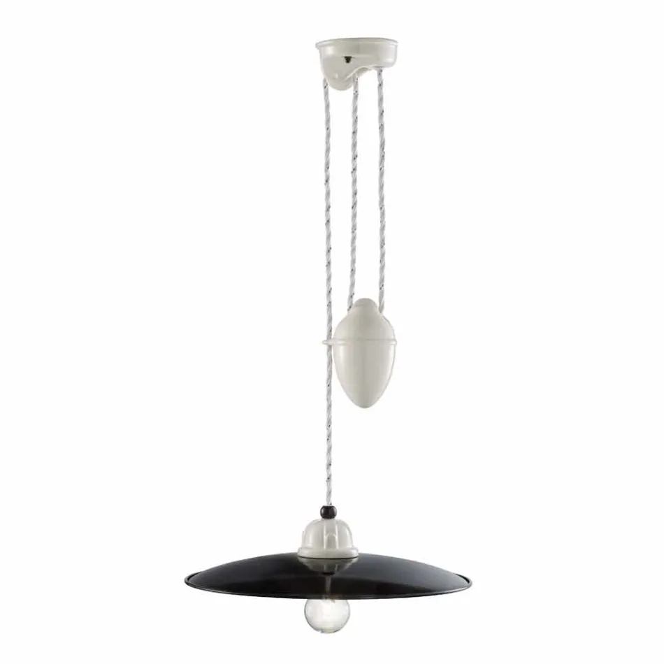 Llambë dhe poshtë qeramikës së punuar me dorë Melissa Ferroluce Viadurini