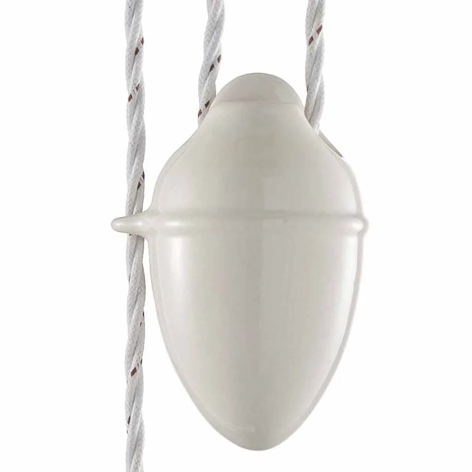 Llambë dhe poshtë qeramikës së punuar me dorë Melissa Ferroluce Viadurini