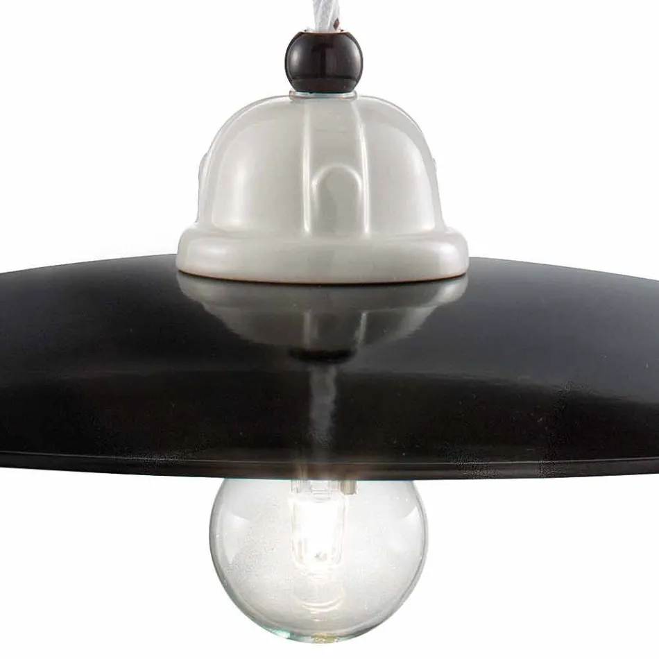 Llambë dhe poshtë qeramikës së punuar me dorë Melissa Ferroluce Viadurini