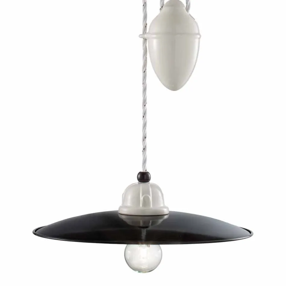 Llambë dhe poshtë qeramikës së punuar me dorë Melissa Ferroluce Viadurini