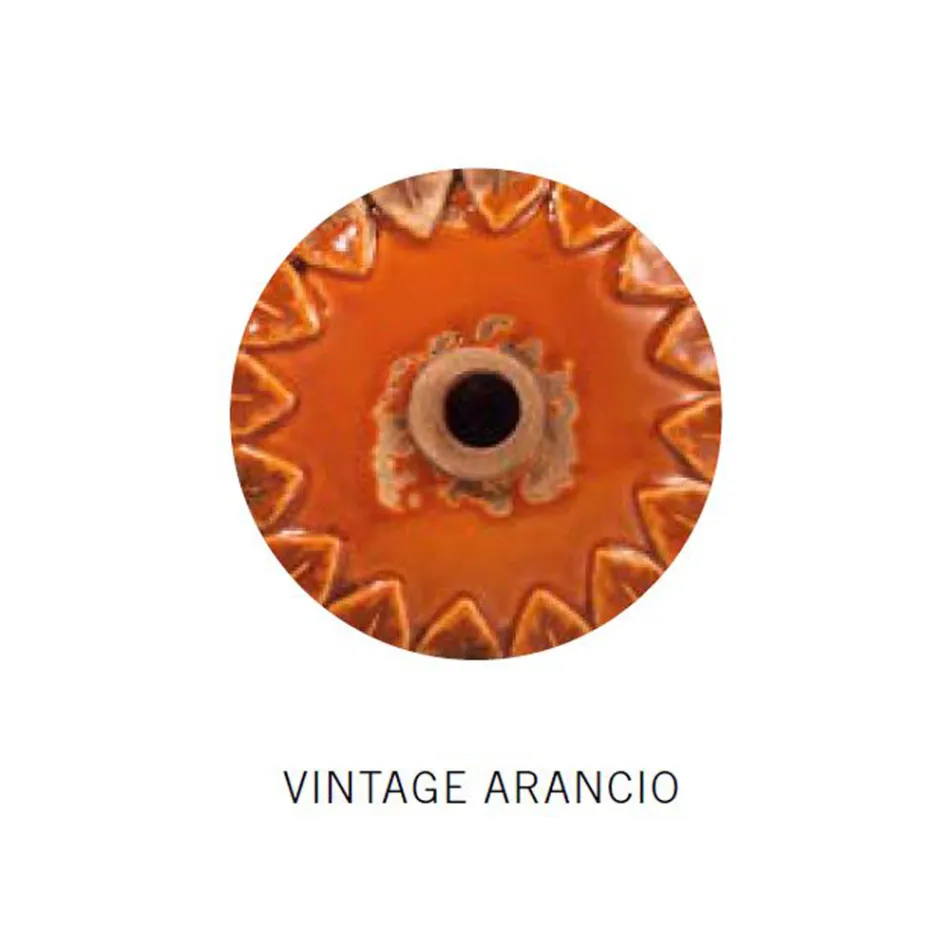 Llambë pezullimi me dizajn industrial në hekur, xhami dhe qeramikë - Urban Viadurini