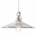 Llambë varëse me lyerje dore qeramike dhe hekur 3 përmasa - Asti Viadurini