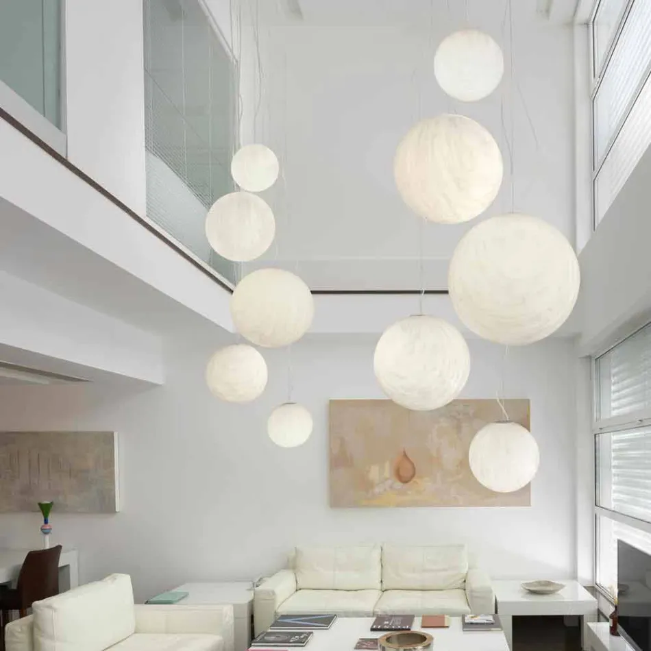 Rrëshqitje llambë pezullimi polietileni mineral prodhuar në Itali Viadurini