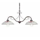 Llamba e varur 2 Drita ne Qeramike Pune Dore me Passanastri - Napoli Viadurini