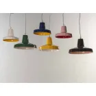 Llambë e pezulluar 30 cm, në bronz dhe majolica Toscan, Rossi Toscot Viadurini