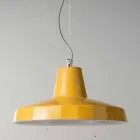 Llambë e varur 42 cm në bronz dhe majasica Tosscan Rossi - Toscot Viadurini