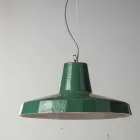 Llambë e varur 42 cm në bronz dhe majasica Tosscan Rossi - Toscot Viadurini