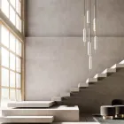 Llamba e varur me 1, 3 ose 6 drita në dizajn modern tunxhi - Typha nga Il Fanale Viadurini