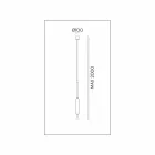 Llambë e Pezulluar me 1, 3 ose 6 Drita në Dizajn Moderne prej bronzi - Typha nga Il Fanale Viadurini