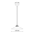 Llamba e varur e punuar me dorë Qeramike dhe tunxh antike Vintage - Ngjyra Viadurini