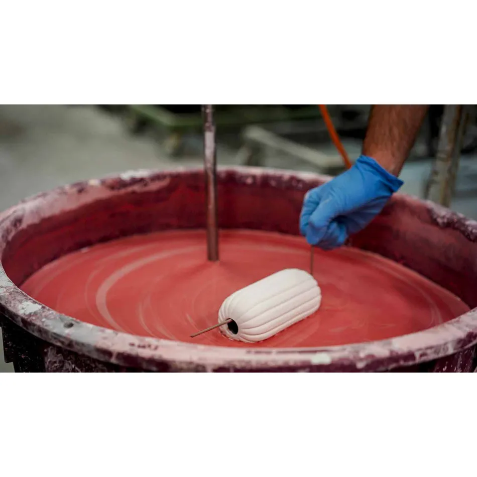 Llambë e verdhë ose e gjelbër retro qeramike e varur e bërë në Itali - Ferroluce Lariat Viadurini