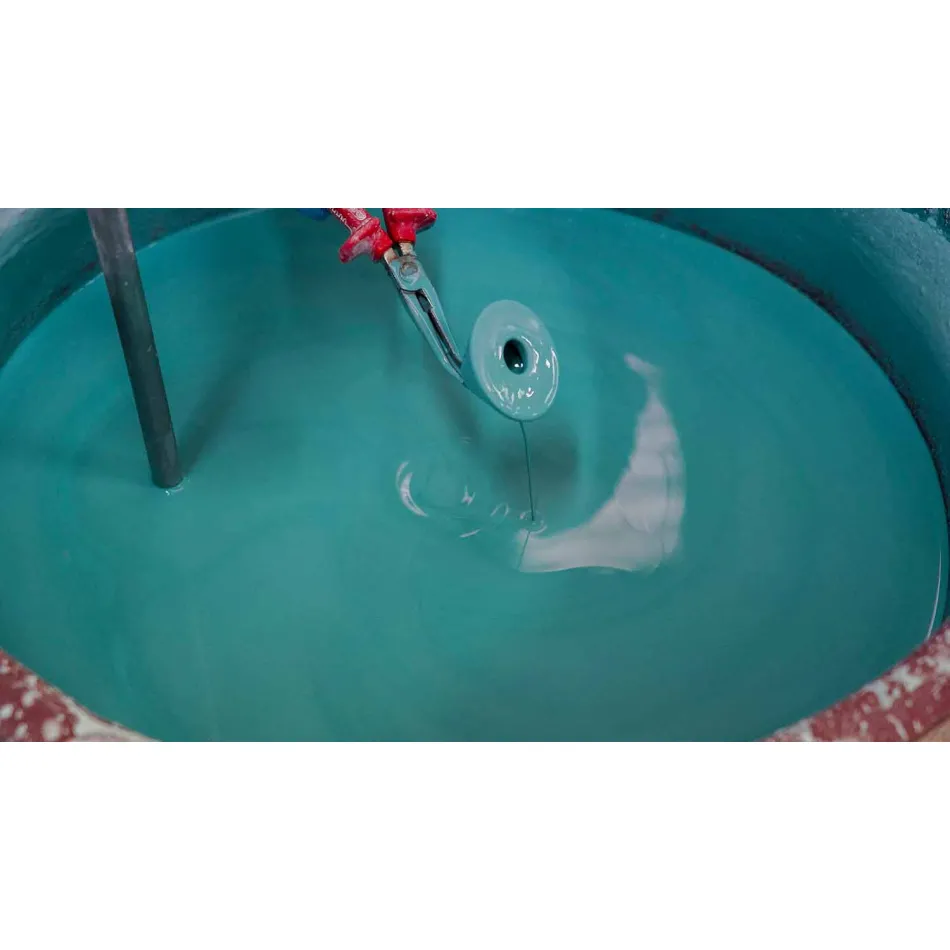 Llambë e verdhë ose e gjelbër retro qeramike e varur e bërë në Itali - Ferroluce Lariat Viadurini