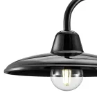 Llamba e varur Dizajn Vintage Industrial Qeramike e Zezë dhe Hekuri - Bew Viadurini