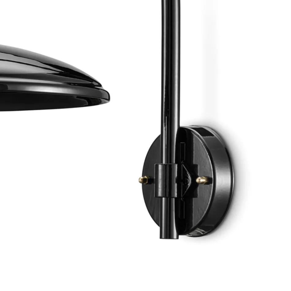 Llamba e varur Dizajn Vintage Industrial Qeramike e Zezë dhe Hekuri - Bew Viadurini