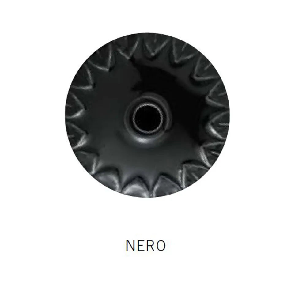 Llamba e varur Dizajn Vintage Industrial Qeramike e Zezë dhe Hekuri - Bew Viadurini