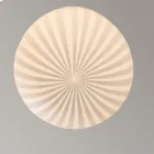 Llambë varëse me dizajn të rrumbullakët në xham filigran të bardhë - Karvan Viadurini