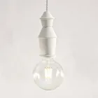 Llambë e pezulluar e dizajnit qeramik - Fati nga Aldo Bernardi Viadurini