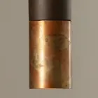 Llambë e pezulluar në qeramikë dhe bakër e punuar me dorë në Itali - Toscot Match Viadurini