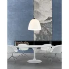 Llambë e varur me xham venecian me fryrje me dorë - Flora Viadurini