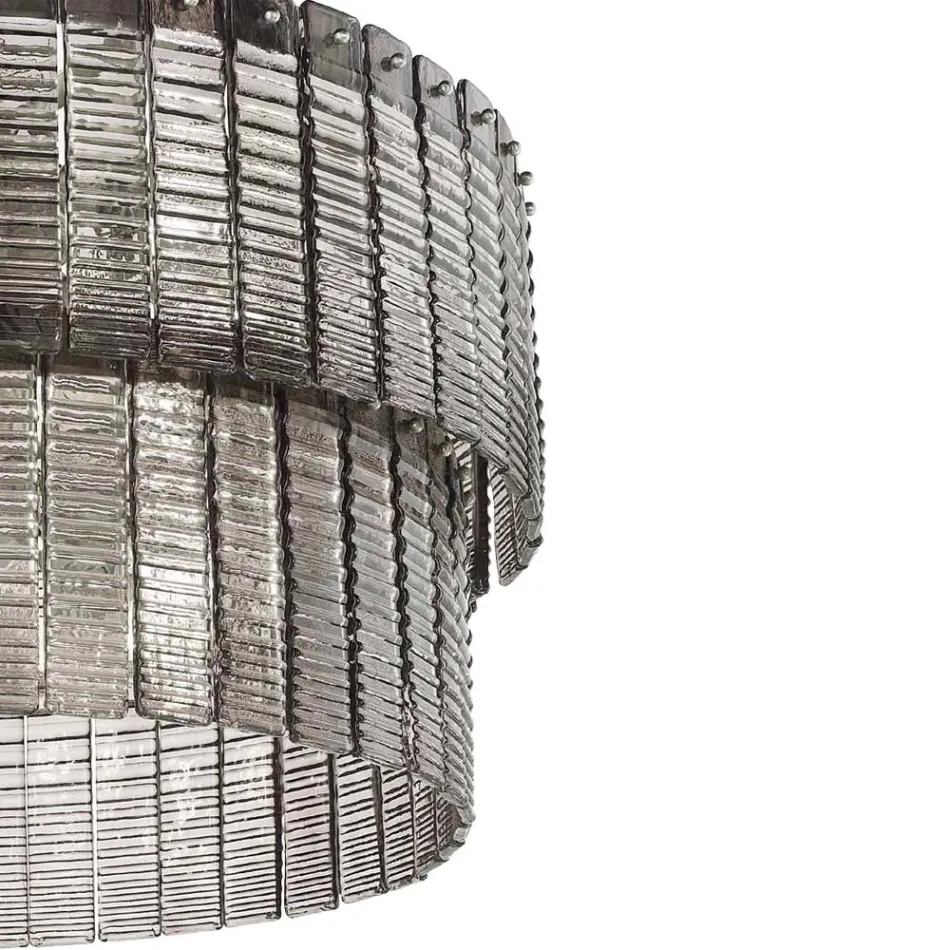 Llamba moderne e varur në qelq luksoz të punuar me dorë, Prodhuar në Itali - Valadier Viadurini