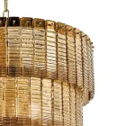 Llamba moderne e varur në xham luksoz të punuar me dorë, Prodhuar në Itali - Valadier Viadurini