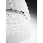 Llamba moderne e varur në qelq luksoz të punuar me dorë, Prodhuar në Itali - Valadier Viadurini