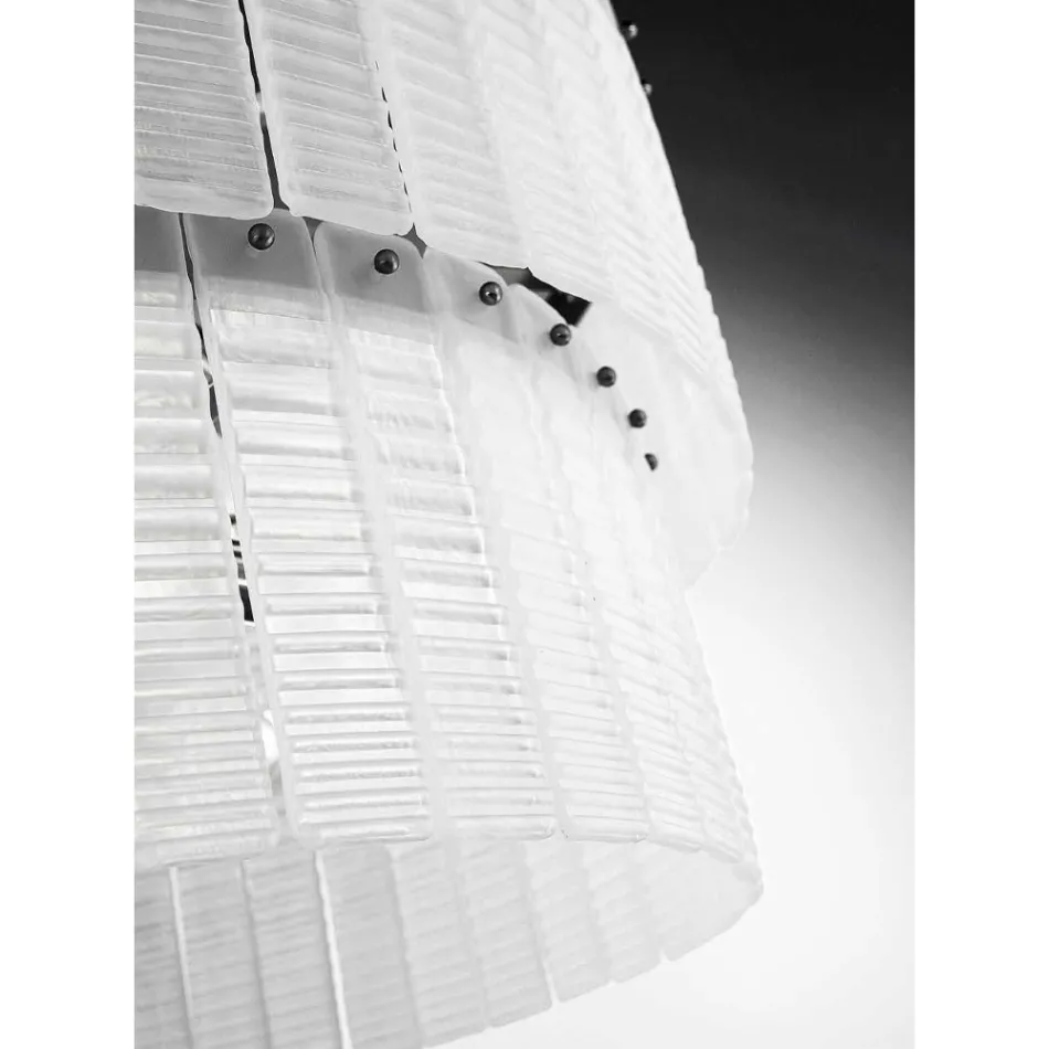 Llamba moderne e varur në qelq luksoz të punuar me dorë, Prodhuar në Itali - Valadier Viadurini