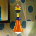 Llambë moderne shumëngjyrësh e varur Slide Otello Hanging, prodhuar në Itali