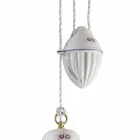 Llamba e varur qeramike e punuar me dore ne Qeramike dhe Hekur - Rome Viadurini