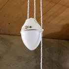 Llambë e varur nga qeramika lart-poshtë e punuar me dorë me Passanastri - Napoli Viadurini