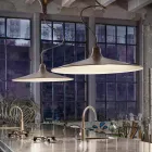 Llambë e pezulluar e cilësisë së mirë në alumini e bërë në Itali - Sassmaòr Viadurini