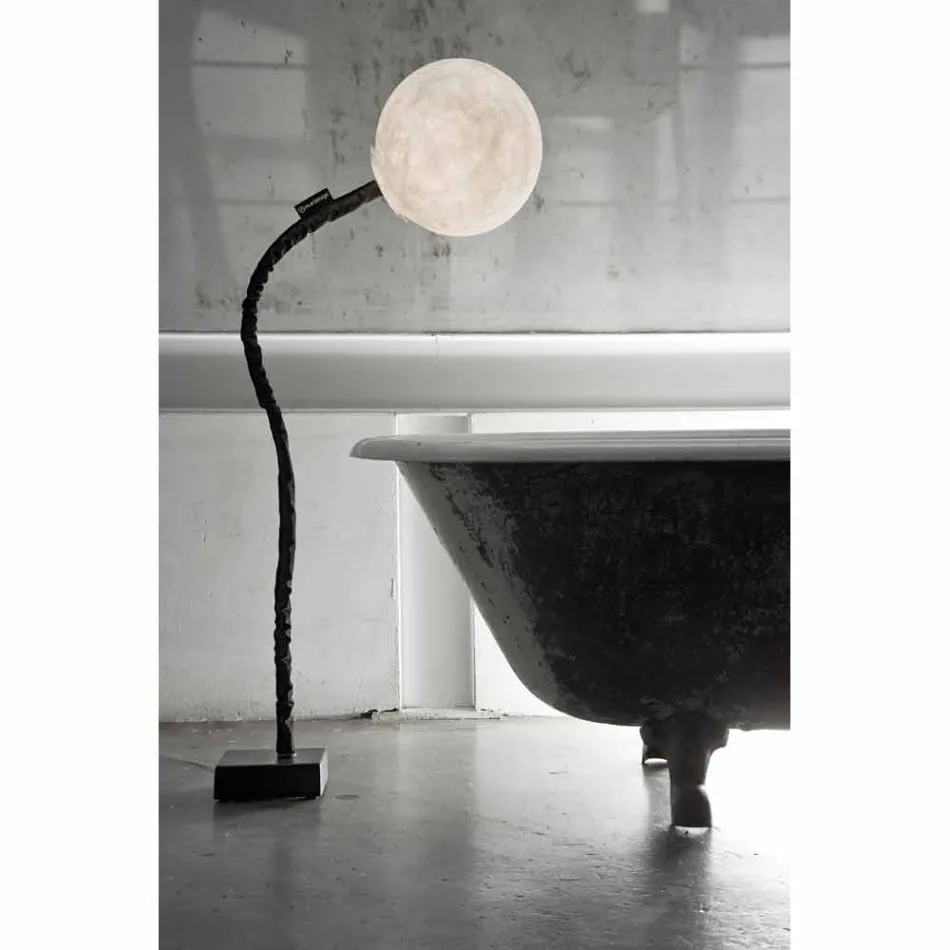 Llambë dyshemeje fleksibile In-es.artdesign Micro Luna nebulite Viadurini