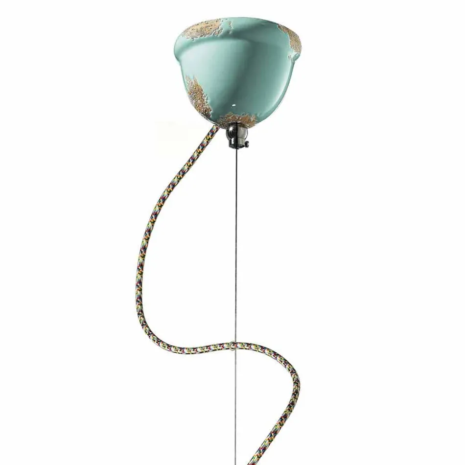 stil retro llambë varëse me dorë varur Ferroluce Viadurini