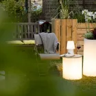 Llambë tryeze për dizajn të jashtëm ose të brendshëm me Led, Solar ose E27 - Tamburostar Viadurini