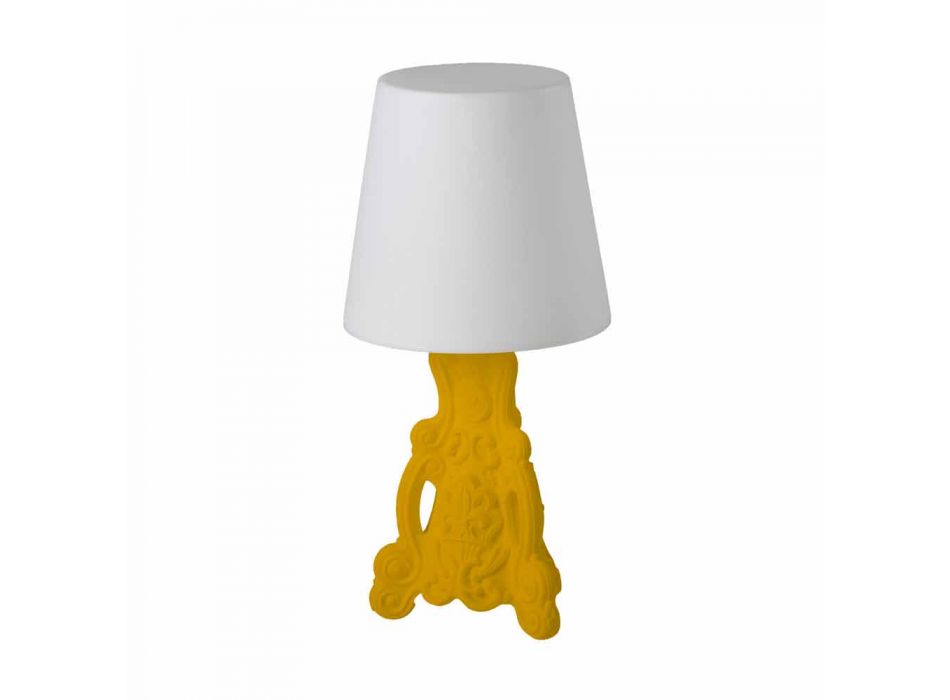 Llambë tavoline me ngjyra Slide Lady of Love dizajn modern prodhuar në Itali Viadurini