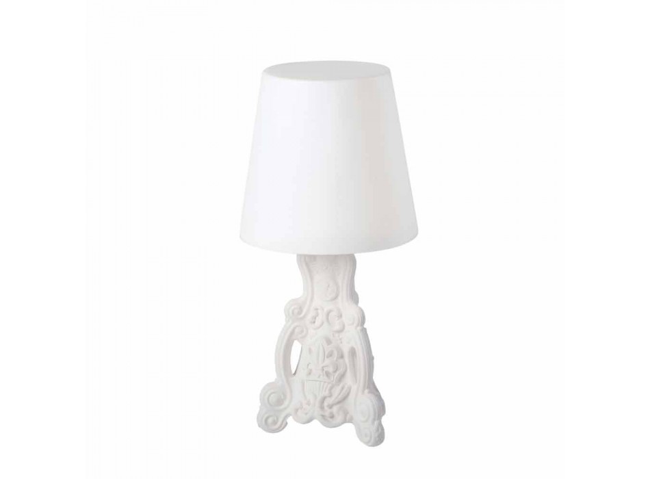 Slide llambë tryeze Zonja e Dashurisë me dizajn shkëlqyes prodhuar në Itali Viadurini
