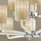 Llambadar 12 Dritash në Venecia Qelqi dhe Metal Prodhuar në Itali - Graham Viadurini