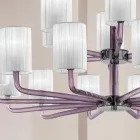 18 Drita llambadar qelqi venecian i punuar me dorë, Prodhuar në Itali - Graham Viadurini