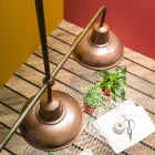 3 Llambadar Dritash në Dizajn të Vjetër prej Bakri dhe tunxhi - Contrada nga Il Fanale Viadurini