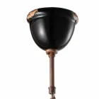 Llambadar zjarri qeramike dhe metalike Angela Ferroluce Viadurini