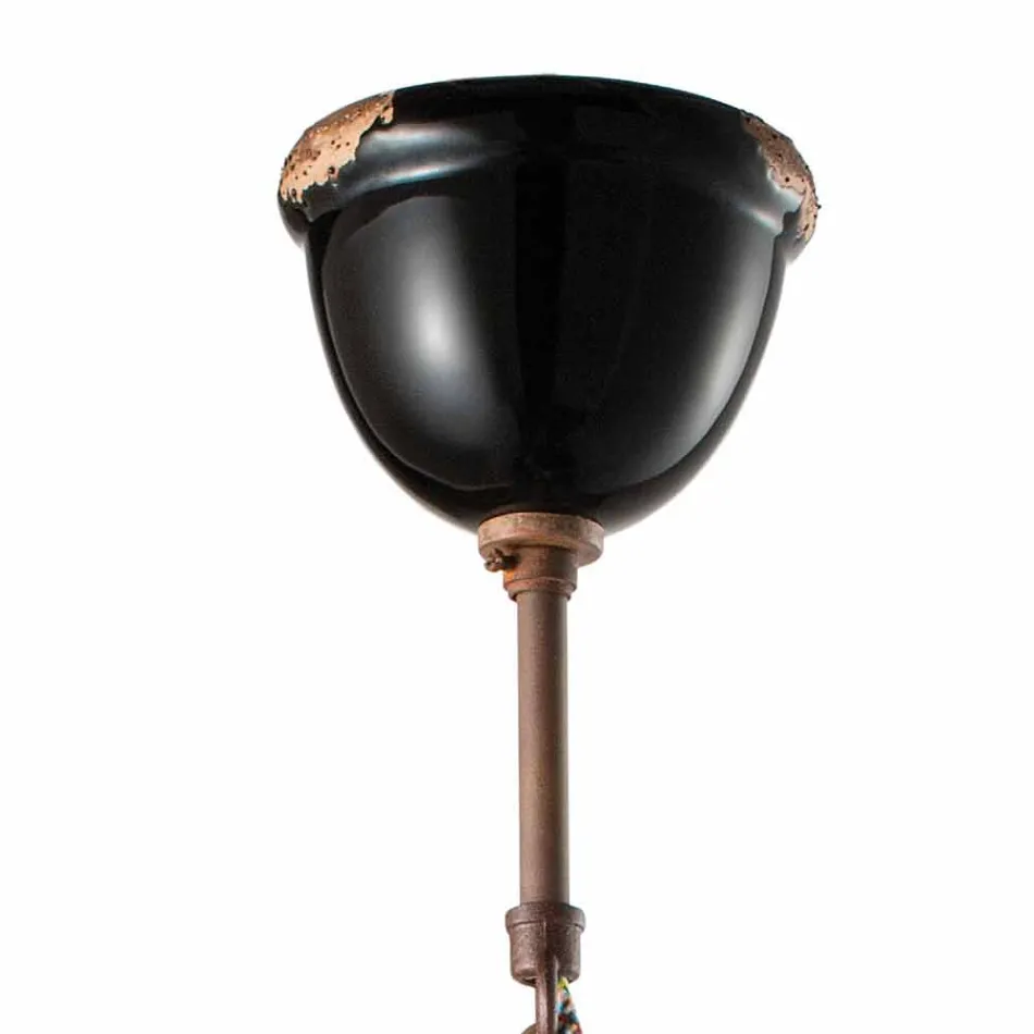 Llambadar zjarri qeramike dhe metalike Angela Ferroluce Viadurini