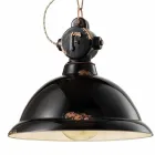 Llambadar zjarri qeramike dhe metalike Angela Ferroluce Viadurini