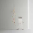 Llambadar pezullues me rozetë unike prej druri Prodhuar në Itali - Orlov Viadurini