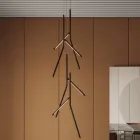 Llambadar pezullues me rozetë unike prej druri Prodhuar në Itali - Orlov Viadurini