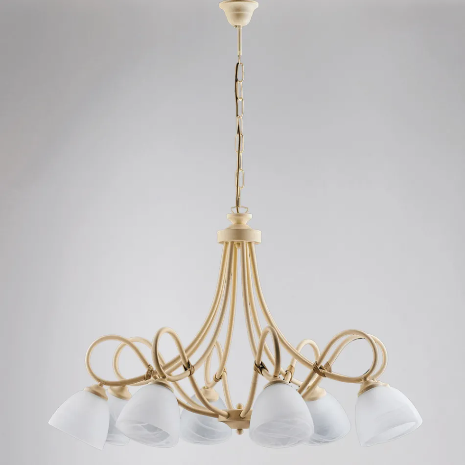 Dritë varëse për ambiente të brendshme Cosmo prej metali dhe qelqi të zi Viadurini