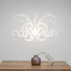 Llambadar pezullimi në Dizajn të riciklueshëm me pleksiglas të bardhë - Sancho Viadurini